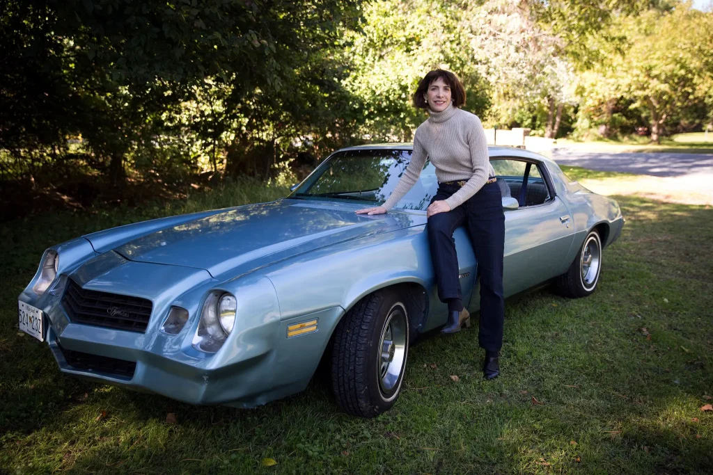 Marie Lerch and her Camaro