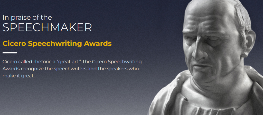 Cicero Award  |  Speechwriting: Management & Leadership