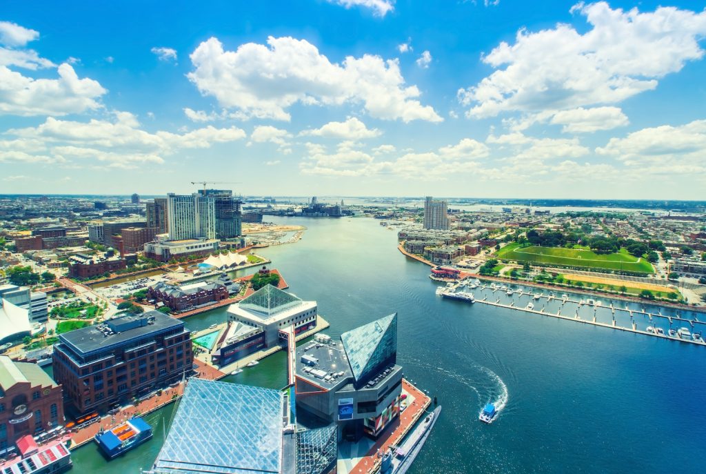 Inner Harbor of Baltimore, Maryland